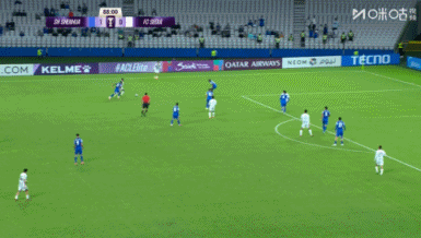 杀死赛事  ！马纳法献助功  ，路易斯推射破门，申花2-0领跑  首尔