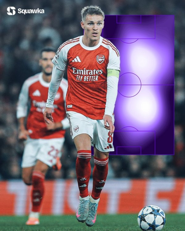 表现出色！厄德高此役触球、创造机会、传中等多项数据全场居首