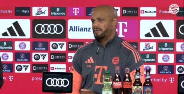 孔帕尼：不会感觉这是第一对阵最后一名 乌尔比希明天将杆位